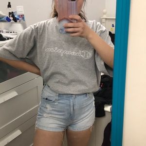 Cropped champion shirt
